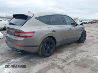 2021 Genesis GV80 with VIN KMUHCESC2MU054572, listed as a IAAI auction lot 41570653 with 62,116 mi miles and . Bid and sale history available at DreamBid. Image 4.