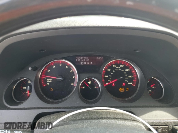 2012 GMC Acadia Denali with VIN 1GKKVTED0CJ243477, listed as a Copart auction lot 54583765 with 198,143 mi miles and Salvage Title. Bid and sale history available at carsss.com. Image 9.