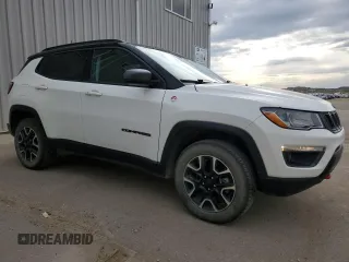 2021 Jeep Compass Trailhawk with VIN 3C4NJDDB7MT533106, listed as a Copart auction lot 59864805 with 117,365 mi miles and Clean title. Bid and sale history available at DreamBid. Image 4.