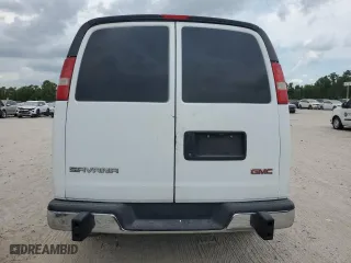 2017 GMC Savana Cargo Van with VIN 1GTW7AFF7H1904084, listed as a Copart auction lot 67357994 with 184,983 mi miles and Salvage Title. Bid and sale history available at carsss.com. Image 6.
