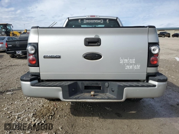 2006 Ford F-150 STX with VIN 1FTRF02296KB31638, listed as a Copart auction lot 43396335 with 234,953 mi miles and Clean Title. Bid and sale history available at carsss.com. Image 6.