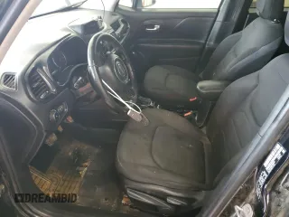 2017 Jeep Renegade Altitude with VIN ZACCJBBB0HPE64660, listed as a Copart auction lot 58768965 with 127,278 mi miles and Salvage title. Bid and sale history available at DreamBid. Image 7.