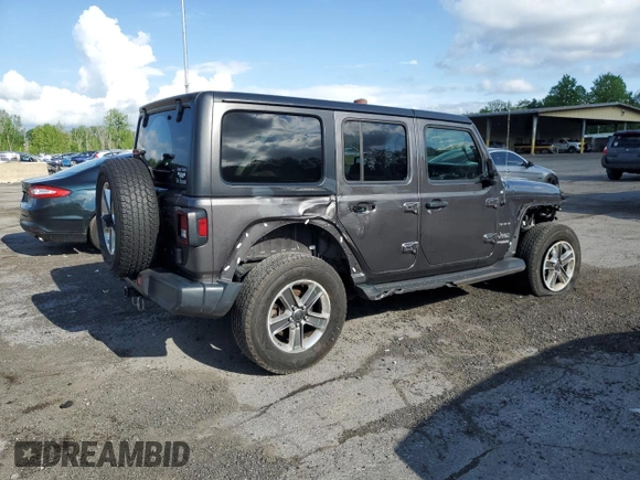 2022 Jeep Wrangler Unlimited Sahara z VIN 1C4HJXEN0NW110192, wystawiony jako Copart lot #57206625 z przebiegiem 32 964 mil mil oraz Szkoda całkowita • Salvage title. Historia ofert i sprzedaży dostępna na DreamBid. Obrazek 3.