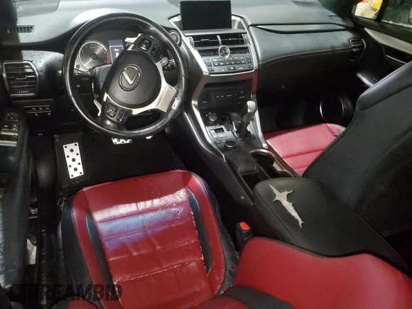 2017 Lexus NX with VIN JTJBARBZ2H2118005, listed as a Copart auction lot 41875035 with 94,890 mi miles and Salvage Title. Bid and sale history available at carsss.com. Image 8.