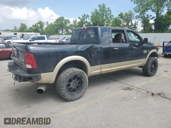 2011 Ram 2500 Laramie Longhorn с VIN 3D7UT2HLXBG567985, выставлен на аукционе Copart как лот 56720835 с пробегом Не указан миль и Списание • Salvage title. История ставок и продаж доступна на DreamBid. Изображение 3.