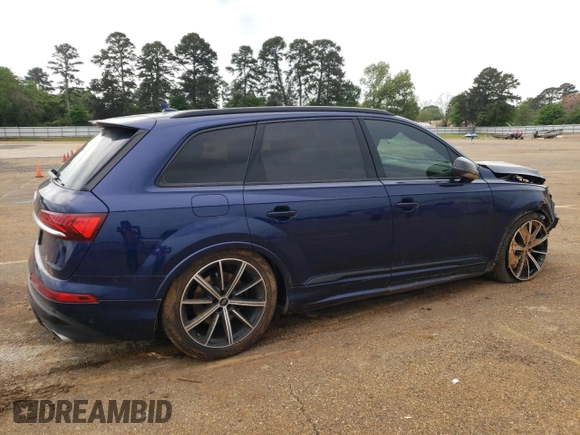 2021 Audi SQ7 Prestige z VIN WA1VWBF70MD010573, wystawiony jako Copart lot #51999395 z przebiegiem 31 623 mil mil oraz Szkoda całkowita • Salvage title. Historia ofert i sprzedaży dostępna na DreamBid. Obrazek 3.