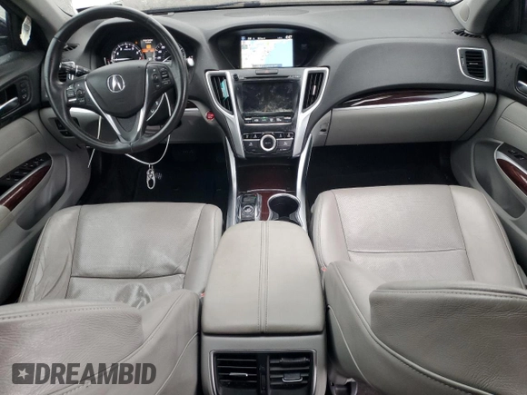 2015 Acura TLX Advance with VIN 19UUB2F79FA017945, listed as a Copart auction lot 58171225 with 210,318 mi miles and Salvage title. Bid and sale history available at DreamBid. Image 8.