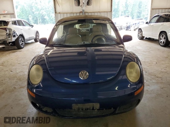 2007 Volkswagen Beetle with VIN 3VWRG31Y37M423541, listed as a Copart auction lot 56596234 with 89,874 mi miles and Salvage title. Bid and sale history available at DreamBid. Image 5.