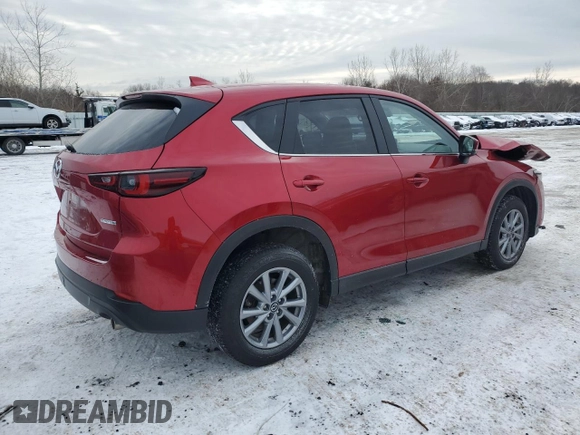 2023 Mazda CX-5 2.5 S Preferred Package with VIN JM3KFBCM1P0146524, listed as a Copart auction lot 89165155 with 35,687 mi miles and Salvage Title. Bid and sale history available at carsss.com. Image 3.