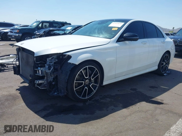 2020 Mercedes-Benz C 300 with VIN W1KWF8DB4LR592284, listed as a IAAI auction lot 42345831 with 66,281 mi miles and . Bid and sale history available at DreamBid. Image 18.