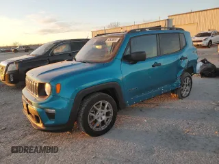 2021 Jeep Renegade Jeepster z VIN ZACNJCAB7MPM26124, wystawiony jako Copart lot #83639684 z przebiegiem 53 912 mil mil oraz Szkoda całkowita • Salvage title. Historia ofert i sprzedaży dostępna na DreamBid. Obrazek 1.