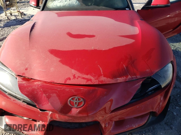 2020 Toyota Supra 3.0 with VIN WZ1DB4C09LW020670, listed as a Copart auction lot 76634174 with Not provided miles and Salvage title. Bid and sale history available at DreamBid. Image 12.