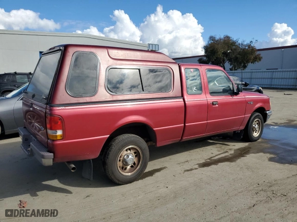 1996 Ford Ranger XLT with VIN 1FTCR14X8TPB27610, listed as a Copart auction lot 44645555 with 200,257 mi miles and Clean Title. Bid and sale history available at carsss.com. Image 3.