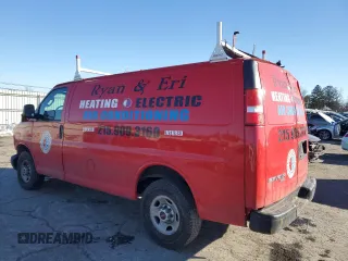 2016 GMC Savana Cargo Van with VIN 1GTW7AFF8G1257712, listed as a Copart auction lot 41752885 with 83,630 mi miles and Salvage Title. Bid and sale history available at carsss.com. Image 2.