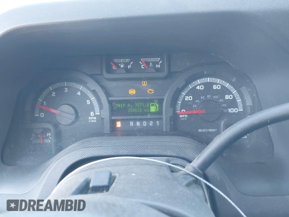 2009 Ford Econoline Cargo Commercial with VIN 1FTNE14W69DA46482, listed as a IAAI auction lot 42235430 with 339,835 mi miles and . Bid and sale history available at DreamBid. Image 7.