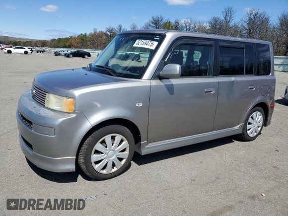 2005 Scion xB with VIN JTLKT324850179787, listed as a Copart auction lot 52159475 with 107,629 mi miles and Salvage Title. Bid and sale history available at carsss.com. Image 1.
