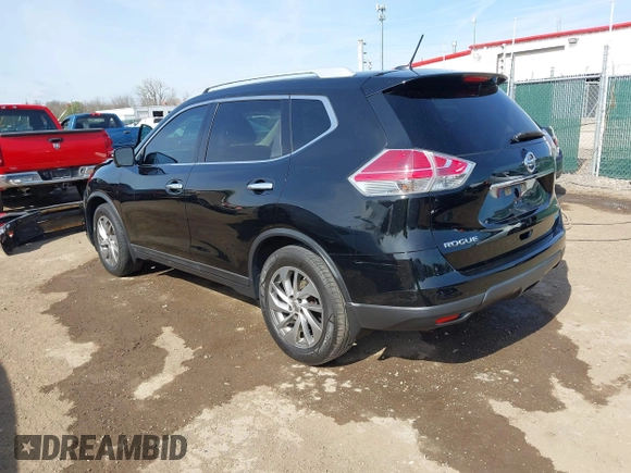 2014 Nissan Rogue SV with VIN 5N1AT2MTXEC768212, listed as a IAAI auction lot 42094093 with 93,685 mi miles and . Bid and sale history available at carsss.com. Image 3.