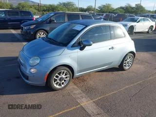 2015 FIAT 500 Pop with VIN 3C3CFFAR3FT556105, listed as a IAAI auction lot 41494276 with 94,826 mi miles. Bid and sale history available at carsss.com. Image 17.