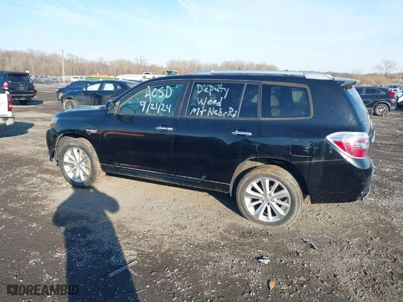 2009 Toyota Highlander Hybrid Limited with VIN JTEEW44A792035677, listed as a IAAI auction lot 41429153 with 110,001 mi miles. Bid and sale history available at carsss.com. Image 14.