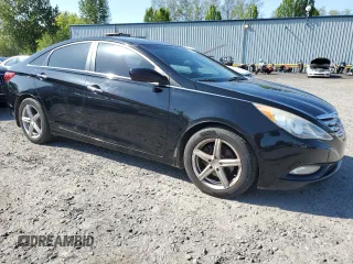 2012 Hyundai Sonata SE with VIN 5NPEC4AB7CH411987, listed as a Copart auction lot 55461465 with 163,438 mi miles and Salvage Title. Bid and sale history available at carsss.com. Image 4.
