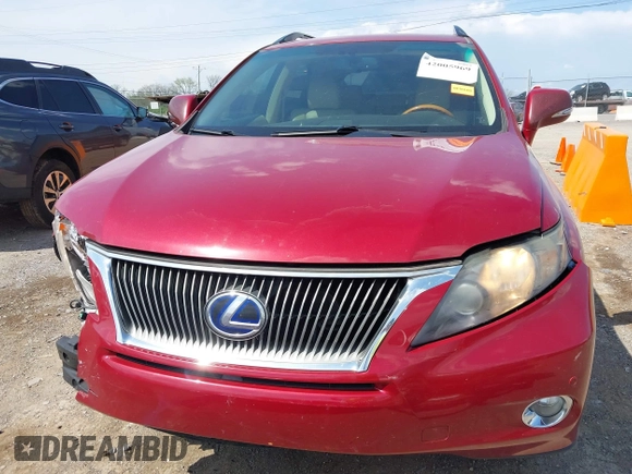 2010 Lexus RX 450h with VIN JTJZB1BA2A2004132, listed as a IAAI auction lot 42005969 with 177,895 mi miles and . Bid and sale history available at DreamBid. Image 12.
