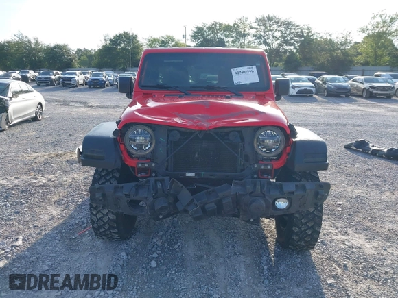 2020 Jeep Wrangler Unlimited Willys z VIN 1C4HJXDM1LW290451, wystawiony jako IAAI lot #42586990 z przebiegiem 64 163 mil mil oraz . Historia ofert i sprzedaży dostępna na DreamBid. Obrazek 13.
