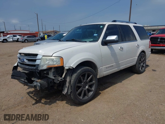 2015 Ford Expedition Platinum with VIN 1FMJU1LT3FEF23475, listed as a IAAI auction lot 42162020 with 224,634 mi miles and . Bid and sale history available at DreamBid. Image 2.