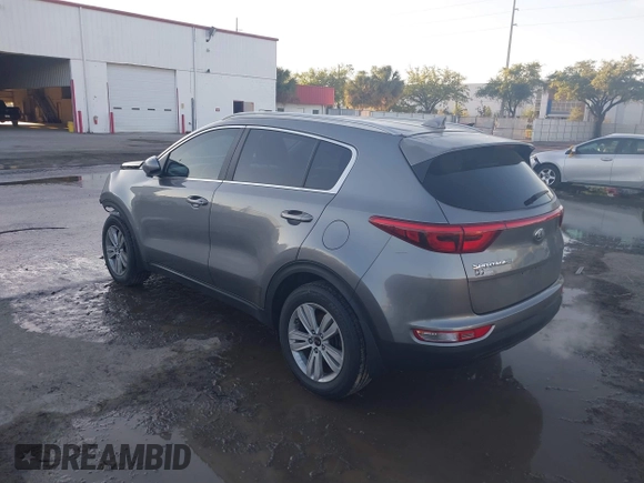2017 Kia Sportage LX with VIN KNDPM3AC0H7081405, listed as a IAAI auction lot 41791011 with 119,768 mi miles and . Bid and sale history available at DreamBid. Image 3.