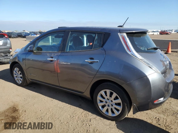 2015 Nissan LEAF S with VIN 1N4AZ0CP7FC313174, listed as a Copart auction lot 54276145 with 91,867 mi miles and Salvage Title. Bid and sale history available at DreamBid. Image 2.
