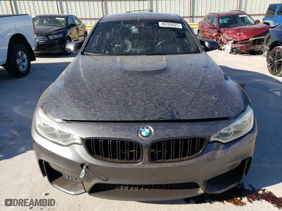 2015 BMW M3 with VIN WBS3C9C58FP803051, listed as a Copart auction lot 49765625 with 111,934 mi miles and Salvage Title. Bid and sale history available at carsss.com. Image 5.