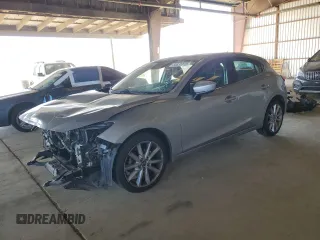 2017 Mazda 3 Touring with VIN 3MZBN1L79HM113024, listed as a Copart auction lot 55831015 with 102,267 mi miles and Salvage title. Bid and sale history available at DreamBid. Image 1.