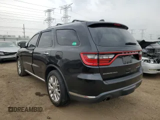 2015 Dodge Durango Citadel with VIN 1C4SDHET2FC771291, listed as a Copart auction lot 60902455 with 130,206 mi miles and Salvage title. Bid and sale history available at DreamBid. Image 2.