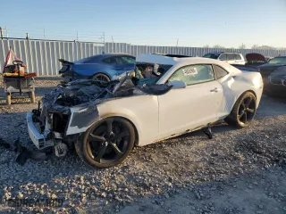 2014 Chevrolet Camaro SS with VIN 2G1FK1EJ0E9207456, listed as a Copart auction lot 48026965 with 0 mi miles and Salvage Title. Bid and sale history available at carsss.com. Image 1.