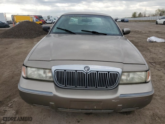 2001 Mercury Grand Marquis LS with VIN 2MEFM75W91X657949, listed as a Copart auction lot 87427734 with 142,561 mi miles and Salvage Title. Bid and sale history available at carsss.com. Image 5.