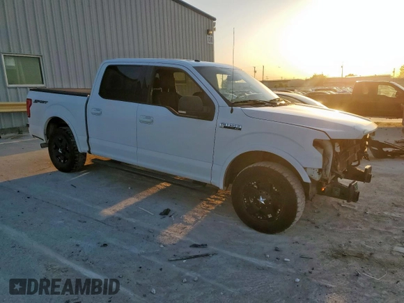 2016 Ford F-150 XL with VIN 1FTEW1CF7GKD22532, listed as a Copart auction lot 53856915 with 202,289 mi miles and Salvage Title. Bid and sale history available at carsss.com. Image 4.