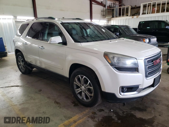2014 GMC Acadia SLT z VIN 1GKKRSKD8EJ240896, wystawiony jako Copart lot #74200914 z przebiegiem 160 620 mil mil oraz Szkoda całkowita • Salvage title. Historia ofert i sprzedaży dostępna na DreamBid. Obrazek 4.