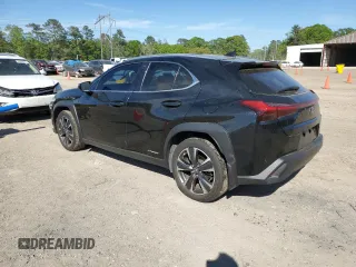 2021 Lexus UX with VIN JTHX9JBH5M2054268, listed as a Copart auction lot 45016343 with 14,692 mi miles. Bid and sale history available at carsss.com. Image 2.