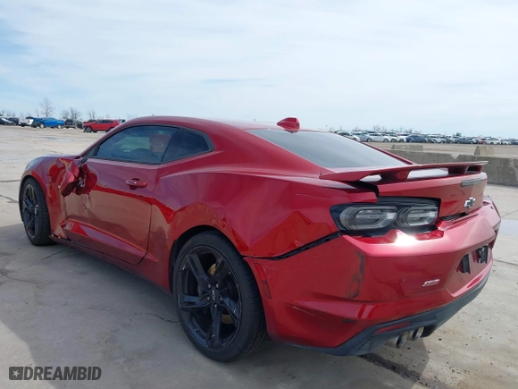 2021 Chevrolet Camaro 2SS with VIN 1G1FH1R7XM0125773, listed as a IAAI auction lot 41667537 with 27,000 mi miles. Bid and sale history available at carsss.com. Image 6.