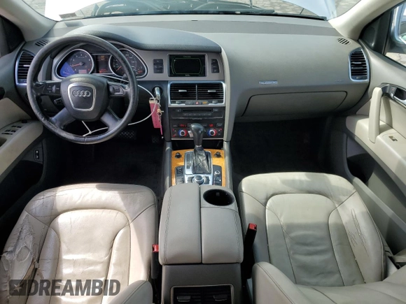 2008 Audi Q7 Premium with VIN WA1BY74L28D027861, listed as a Copart auction lot 51794535 with 181,037 mi miles and Salvage title. Bid and sale history available at DreamBid. Image 8.