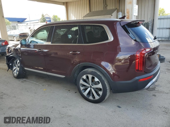 2021 Kia Telluride S with VIN 5XYP64HC6MG176974, listed as a Copart auction lot 56170455 with 66,454 mi miles and Salvage title. Bid and sale history available at DreamBid. Image 2.