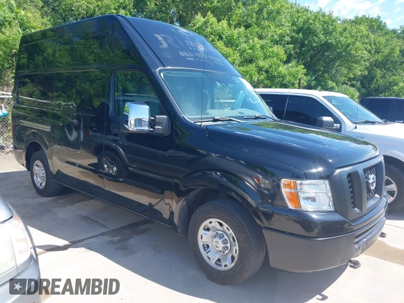 2020 Nissan NV Cargo SV with VIN 1N6AF0LYXLN801589, listed as a IAAI auction lot 42082102 with 65,616 mi miles and . Bid and sale history available at DreamBid. Image 1.