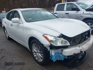 2011 Infiniti M37 with VIN JN1BY1AR4BM372749, listed as a IAAI auction lot 41853558 with 132,912 mi miles. Bid and sale history available at carsss.com. Image 1.