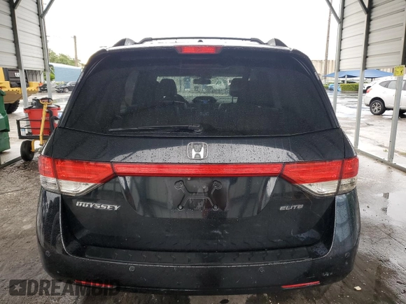 2015 Honda Odyssey Touring Elite с VIN 5FNRL5H91FB107793, выставлен на аукционе Copart как лот 59295355 с пробегом 91 910 миль миль и Списание • Salvage title. История ставок и продаж доступна на DreamBid. Изображение 6.