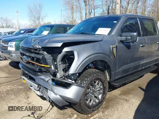 2023 Ford F-150 XL with VIN 1FTFW1E58PFB76725, listed as a IAAI auction lot 41634459 with 23,534 mi miles. Bid and sale history available at carsss.com. Image 6.