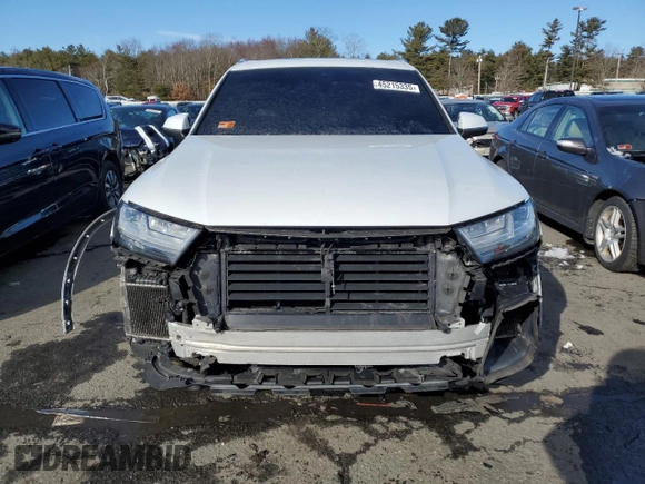 2018 Audi Q7 Premium Plus with VIN WA1LAAF72JD008450, listed as a Copart auction lot 45215335 with 0 mi miles and Salvage Title. Bid and sale history available at carsss.com. Image 5.