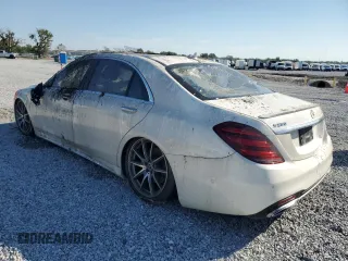 2018 Mercedes-Benz S 560 with VIN WDDUG8GB3JA406262, listed as a Copart auction lot 50542265 with Not Provided miles and Salvage Title. Bid and sale history available at carsss.com. Image 2.