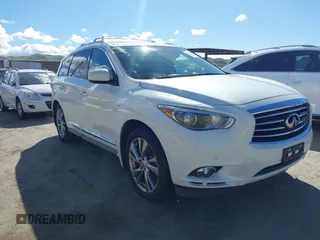 2014 Infiniti QX60 with VIN 5N1AL0MM9EC514942, listed as a IAAI auction lot 41807452 with 178,540 mi miles. Bid and sale history available at carsss.com. Image 1.