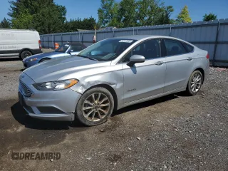 2017 Ford Fusion Hybrid SE with VIN 3FA6P0LU4HR270743, listed as a Copart auction lot 58542505 with 70,837 mi miles and Salvage title. Bid and sale history available at DreamBid. Image 1.