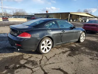 2004 BMW 6 Series 645Ci with VIN WBAEH73454B215628, listed as a Copart auction lot 45851645 with 0 mi miles and Clean Title. Bid and sale history available at carsss.com. Image 3.