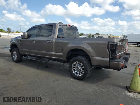 2021 Ford F-250 XL with VIN 1FT7W2BT5MED13702, listed as a Copart auction lot 54319455 with 66,973 mi miles and Salvage title. Bid and sale history available at DreamBid. Image 2.